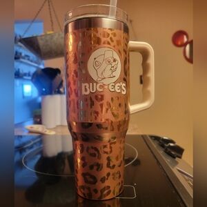 Buc-ee's Leopard Print Tumbler